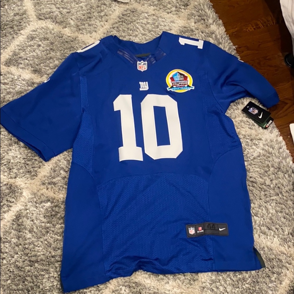 Men’s Eli Manning hall of fame Giants  jersey